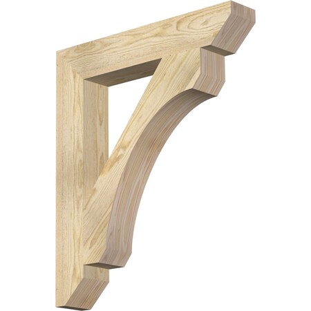 Legacy Slat Rough Sawn Bracket, Douglas Fir, 4W X 24D X 28H